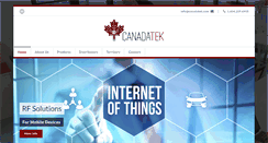 Desktop Screenshot of canadatek.com