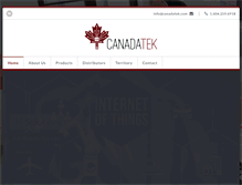 Tablet Screenshot of canadatek.com